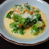 ブロッコリーの温玉サラダ