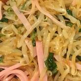 モヤシとハムのゴマ酢サラダ