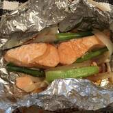 サーモンのホイル焼き