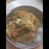 焼き鳥缶の卵とじ丼