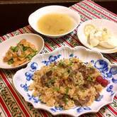 シンプル牛しそチャーハン