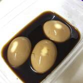 エスニック風味！オイスターソースの半熟煮卵