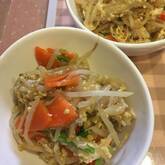 モヤシのピリ辛卵炒め