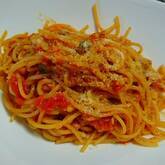 ツナとトマトソースのワンポットパスタ