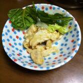 鶏ささ身のみそ和え
