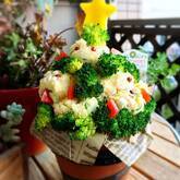 クリスマスツリーポテトサラダ