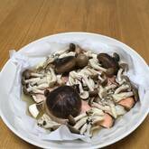 鮭ときのこのレンジ蒸し