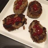 新玉ネギのプチハンバーグ