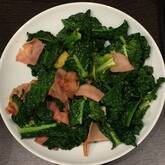 ホウレン草のバターしょうゆ炒め