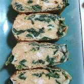 ホウレン草入りだし巻き卵