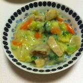 ブロッコリーとチキンの豆乳クリーム煮