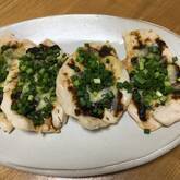 鶏ささ身の和風ピザ