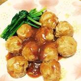 甘酢あんの肉団子