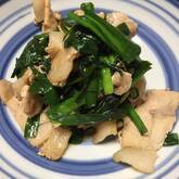 少ない材料で！こってり豚ニラ炒め