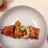 鶏肉のロール煮