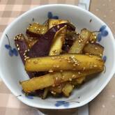 サツマイモのきんぴら