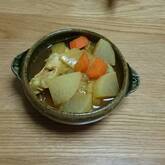 手羽元とゴロゴロ野菜のカレースープ煮