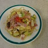 アボカドポン酢パスタ