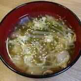 水菜のふんわりかきたま汁