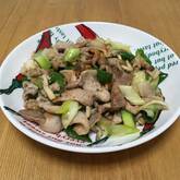 豚肉と白ネギの炒め物