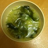 たっぷりキャベツのみそ汁