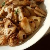 レンコンのバルサミコ酢風味