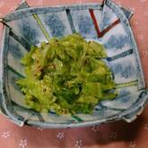 キャベツのマスタード和え