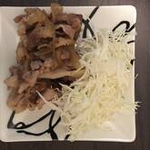 ショウガ焼きのサラダ仕立て