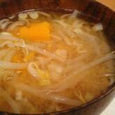 ほっくりカボチャのみそ汁