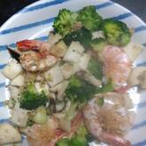 エビのハーブガーリックオイル焼き