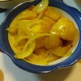 ジャガカレー炒め