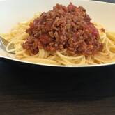 ミートナッツソースパスタ