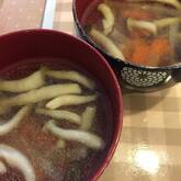 せん切り大根のスープ
