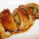 豚肉ロールの照り焼き丼