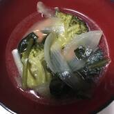 ホウレン草のスープ