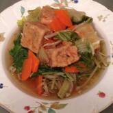 白菜と厚揚げの煮物