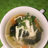 ささ身のエスニックスープ