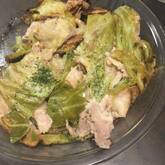 豚肉とキャベツの重ね蒸し