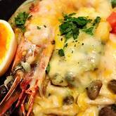 カキとトマトのチーズ焼き