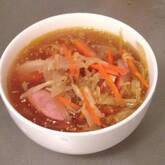 せん切りキャベツのスープ