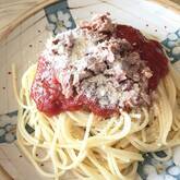 ツナとトマトのパスタ