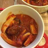 ミートボールのトマトクリーム煮