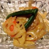 レンコンのバターきんぴら