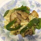 キャベツと豚肉のピリ辛みそ炒め