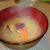 サツマイモのみそ汁