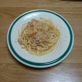 トマトのクリームパスタ