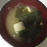 ホウレン草のみそ汁