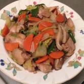 鶏肉と白菜の炒め物