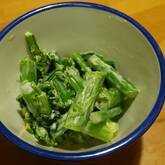 菜の花のワサビマヨ和え
