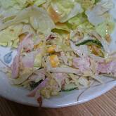 キャベツのからしおかかマヨ和え